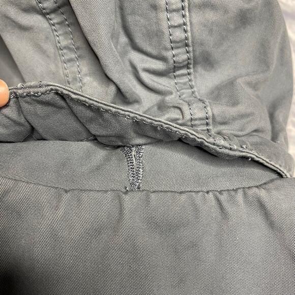 babyGap Hooded Trench Coat in a Grey Blue - Picture 7 of 8